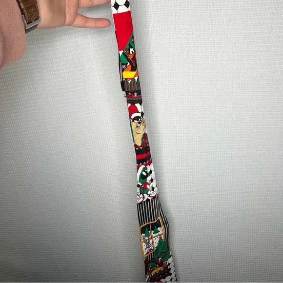 Looney Tunes Mania |‎ Christmas Edition Tie Men’s Vintage - Picture 3 of 5